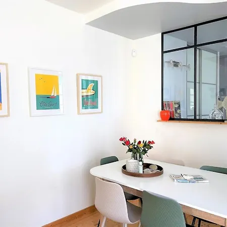 150 M De La Grande Plage-quartier Arago-charmante Maison 5 Pieces *